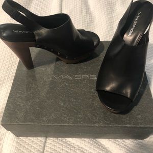 Via Spiga platform sling backs